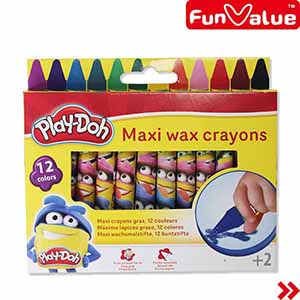 12PCS CRAYON IN COLOR BOX